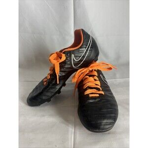 Nike Tiempo Legend Size 5y Youth Black Running Soccer Cleats Shoes AH7251-080